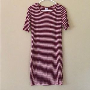 LulaRoe fitted T-shirt dress